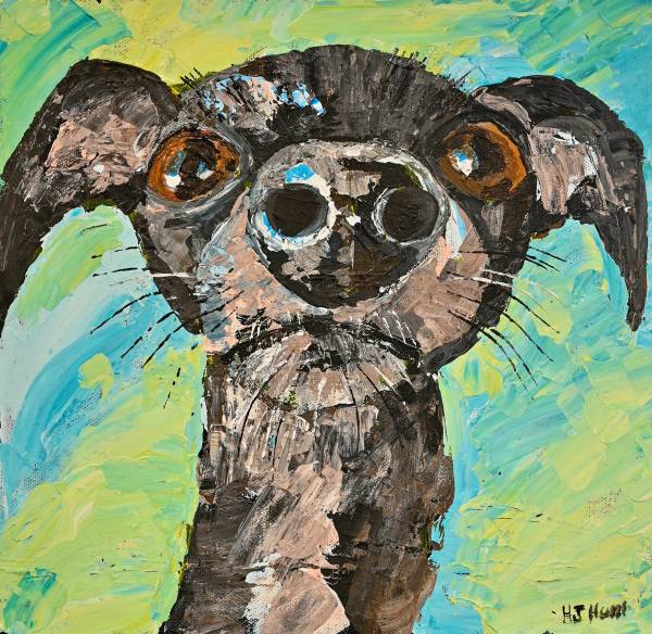 - Acrylic on Canvas, Painting by Heather Hunt, measuring 30 x 30 cm (H x W) £120